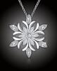 Očarujúci náhrdelník "Crystal Snowflake"