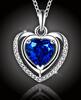 Luxusný náhrdelník Crystal Blue Heart