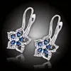 Náušnice Brillance Flower Queen – Royal Blue