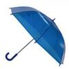 Transparentný poloautomatický dáždnik | Modrá