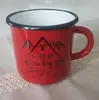 300 ml Plechový hrnček "S tebou až na kraj sveta" (červený)