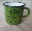 300 ml Plechový hrnček "Volanie veľhôr" (zelený)