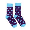Veselé ponožky Hesty Socks (Fialky) / klasický strih | Veľkosť: 35-38
