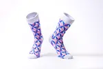 Farebné ponožky Soxit | Veľkosť: 36-40 | White Origami