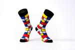 Farebné ponožky Soxit | Veľkosť: 36-40 | Mondrian