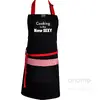 Unisex zástera "Cooking is the new sexy" | Čierna