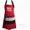 Dámska zástera "Malá vrtká ... dobre varí ..." | Červená