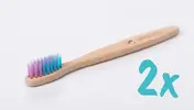 2 x Detská bambusová zubná kefka KIDS EDITION (jemné)