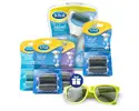 8 ks Náhradné hlavice + pilník Scholl Velvet Smooth