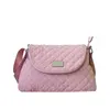Prešívaná športová dámska crossbody kabelka | Ružová