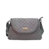 Prešívaná športová dámska crossbody kabelka | Sivá