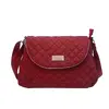 Prešívaná športová dámska crossbody kabelka | Červená