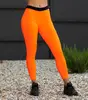 Dámské športové legíny | Veľkosť: XS | Neónová oranžová