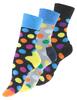 3 páry Dámske ponožky Vincent Creation | Veľkosť: 35–38 | Bodky
