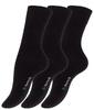 3 páry Dámske ponožky Vincent Creation | Veľkosť: 35–38 | BIO bavlna / Čierna