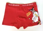Pánske vianočné boxerky (mikuláš) | Veľkosť: M 85/165 | Červená