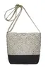 Dámska crossbody kabelka Monica&Co | Offwhite/čierna