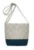 Dámska crossbody kabelka Monica&Co | Offwhite/modrá