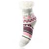 Detské teplé ponožky (vianočný motív II.) | Veľkosť: 26-28 | Sivá + ružová