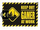 Gaming: Gamer at work | Veľkosť: 60 x 40 cm
