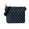 Látková crossbody taška | Čierna / hviezdičky