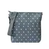Látková crossbody taška | Sivá / hviezdičky
