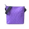 Látková crossbody taška | Fialová / hviezdičky