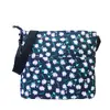 Látková crossbody taška | Modrá / kvety