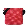 Látková crossbody taška | Červená / bodky