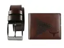Set kožený opasok + kožená peňaženka