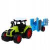 Traktor s vlečkou pre deti 666-161C (zelený)