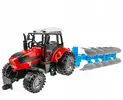 Traktor s vlečkou pre deti 666-115A (červený)