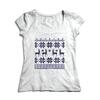 Dámske tričko s nórskym vzorom Sob | Veľkosť: XS | Biela
