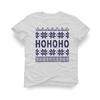 Pánske tričko s nórskym vzorom HoHoHo | Veľkosť: XS | Biela