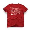 Pánske tričko Merry Christmas | Veľkosť: XS | Červená