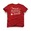 Pánske tričko Merry Christmas | Veľkosť: XS | Červená