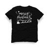 Pánske tričko Merry Christmas | Veľkosť: XS | Čierna