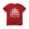 Pánske tričko Vianoce / vločka | Veľkosť: XS | Červená