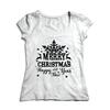 Dámske tričko Vianoce / vločka | Veľkosť: XS | Biela