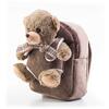 Detský batoh s plyšovým medvedíkom | Hnedá