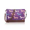 Dámska crossbody kabelka pre športové i elegantné dámy KMC020 | Fialová