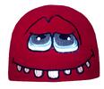 Zimná fleecová čiapka Mess Toothy | Červená