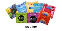 40 ks Veľký MIX kondómov