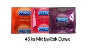 45 ks Mix balíček kondómov Durex