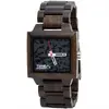 Drevené hodinky Regor | Balenie: + Drevený set TimeWood Black | Čierna