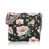 Dámska crossbody taška KOC123 | Kvety / čierna