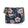 Dámska crossbody taška KOC123 | Kvety / modrá