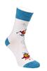 Vianočné ponožky Karpathia | Veľkosť: 32-35 | Sovičky modré