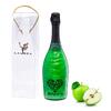 Nápoj na báze vína s perleťou Magic Royal Wine (Royal Green / príchuť jablko) | Etiketa "Milujem ťa"