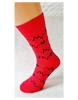 Zamilované pánske ponožky Línia života | Veľkosť: 40-43 | Červená